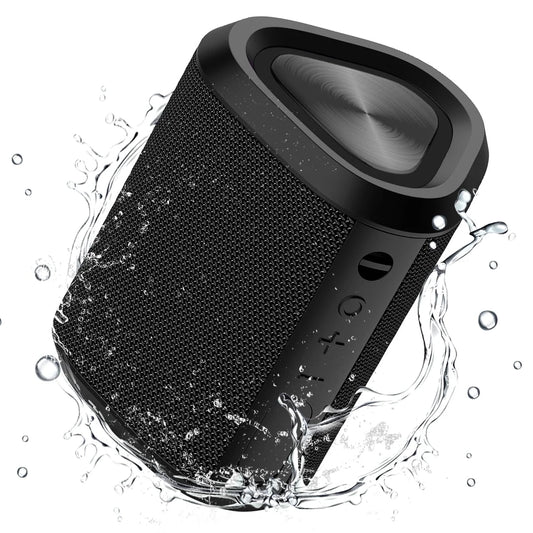 Outdoor Indoor Bluetooth Speaker, 24H Playtime Portable Home Wireless Bluetooth 5.0 Speaker with Stereo Bass, up to 100 Ft Bluetooth Range, IPX7 Waterproof Mini Bluetooth Speaker