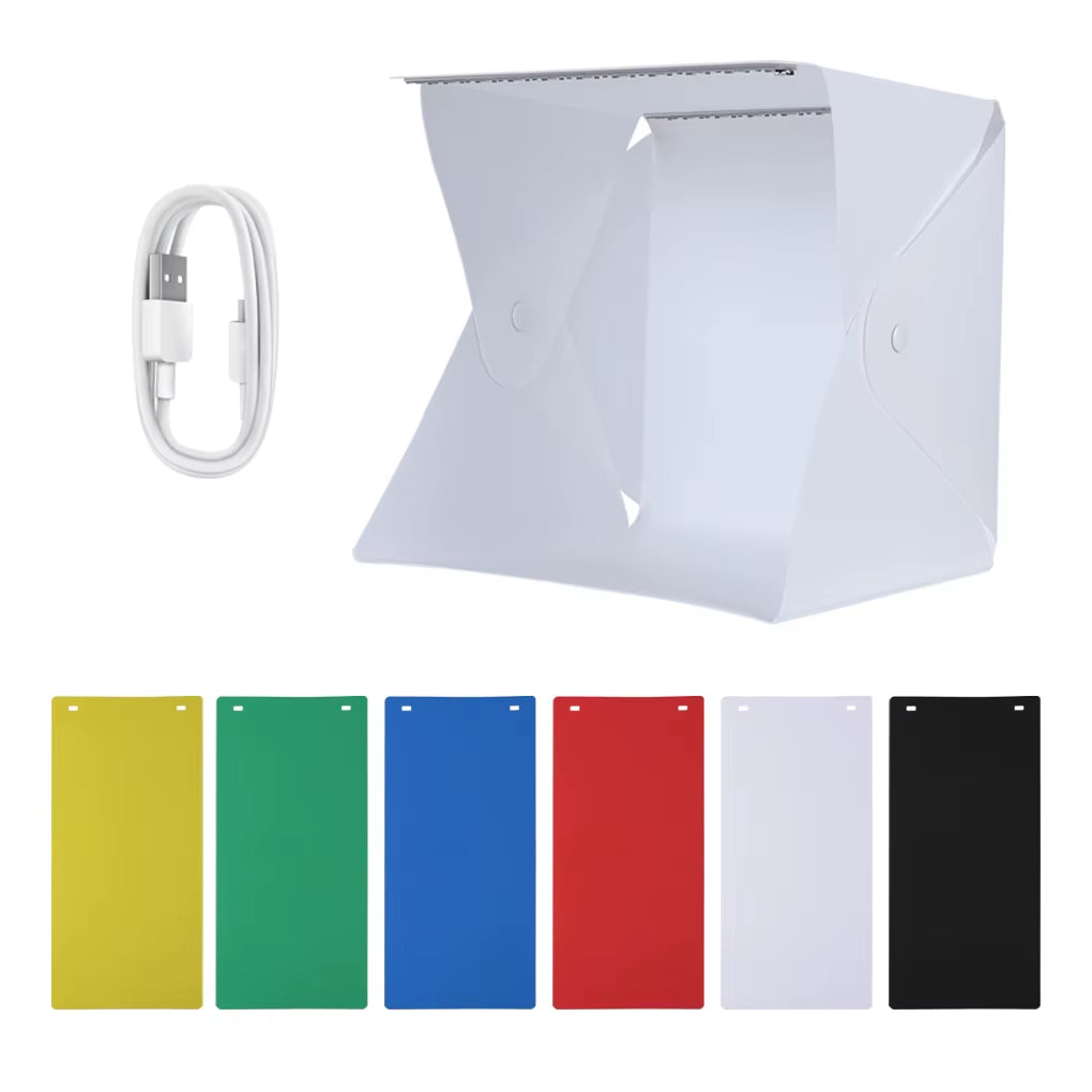 Photography Box Reusable Backdrop Photo Studio Lighting Tent Cube Shooting Portable Professional Light Photographer