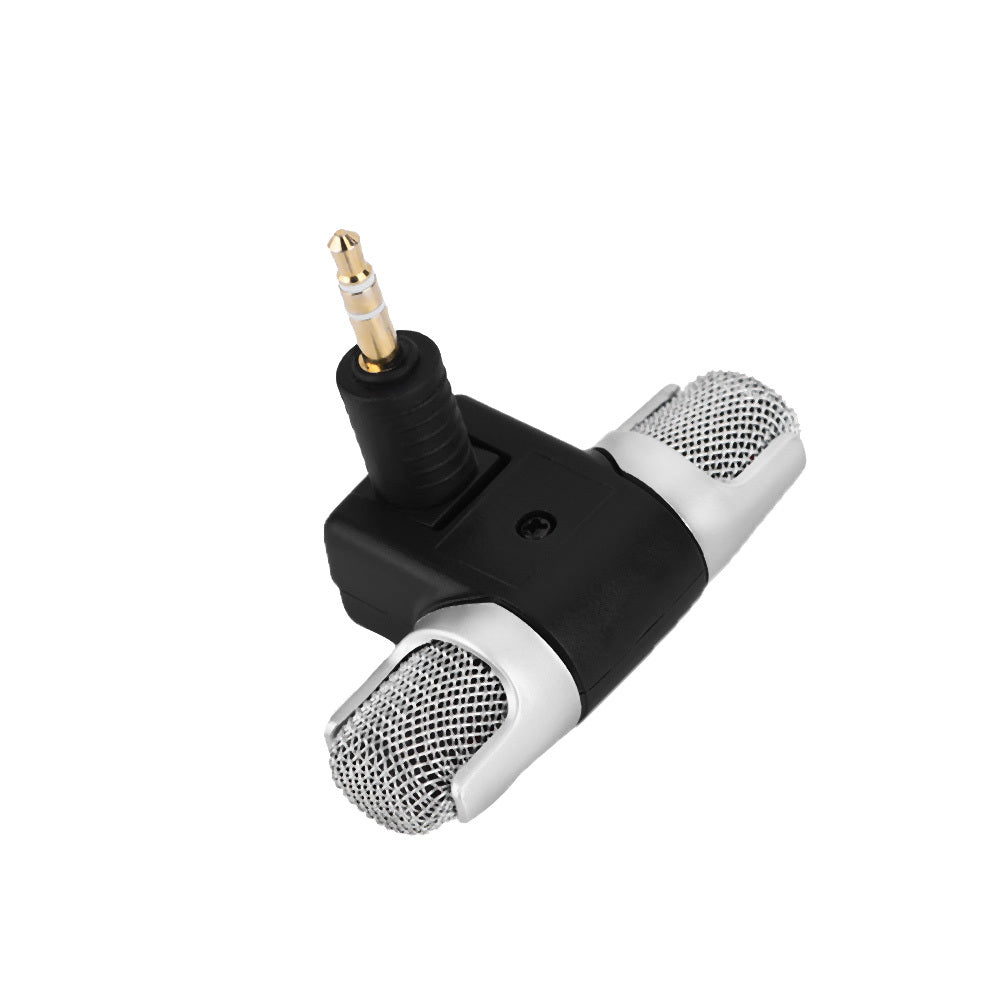 Mini Stereo Microphone Mic 3.5mm Gold plating Plug Jack for PC Laptop MD Camera