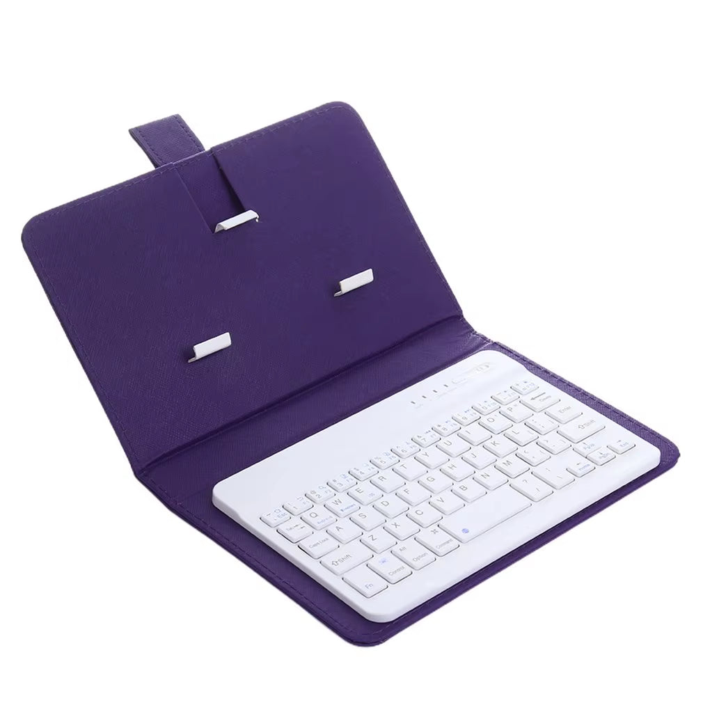 Wireless Bluetooth Keyboard for Iphone Huawei Xiaomi Tablet Mini Keyboard Mobile Phone Gaming Keyboard PU Case Support